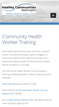 Mobile Screenshot of hcwcommunityhealthworker.org
